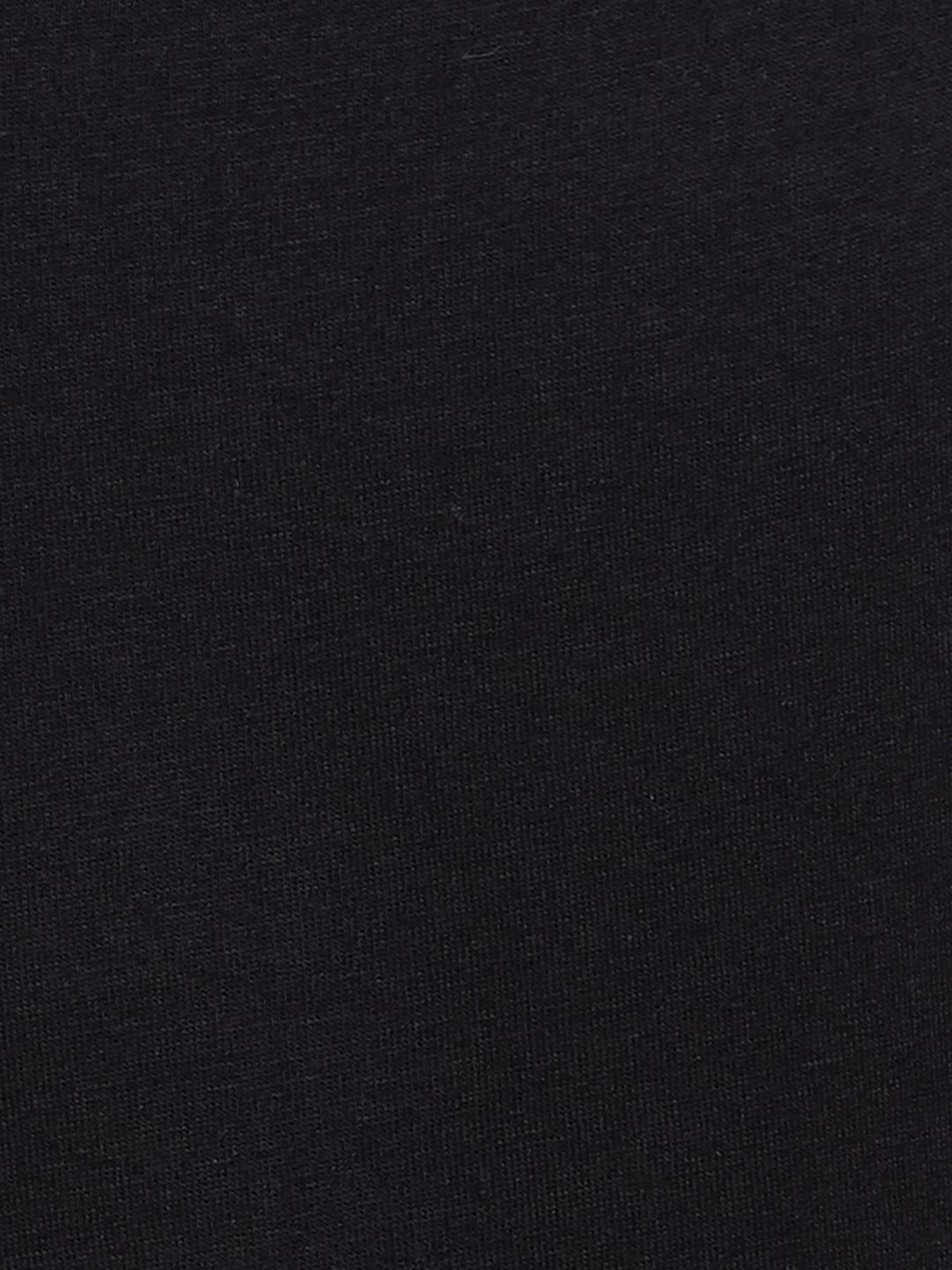 Bossini Black Cotton Regular Fit Printed T-Shirt