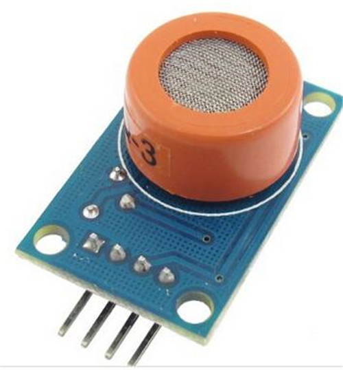 DC 3-5V 10-1000ppm 4 Pin Alcohol Gas Sensor Module Detector MQ-3