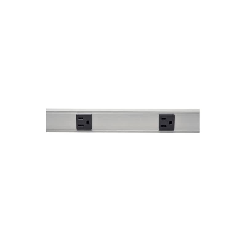 4 Wide-Spaced Outlet Bench & Cabinet Power Strip, 24 in. Length, 6ft Cord with 5-15P Plug (PS240406)
