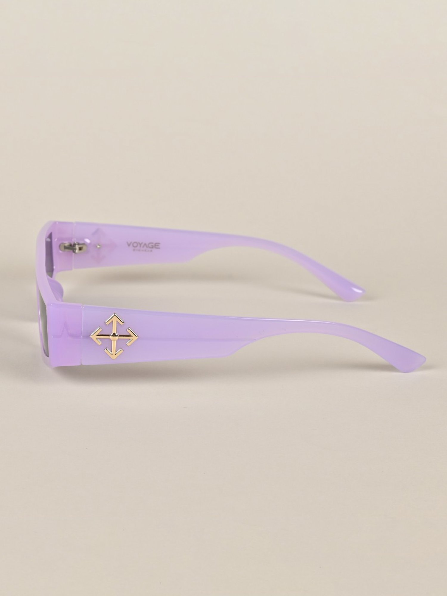 Voyage Grey Wayfarer UV Protection Unisex Sunglasses