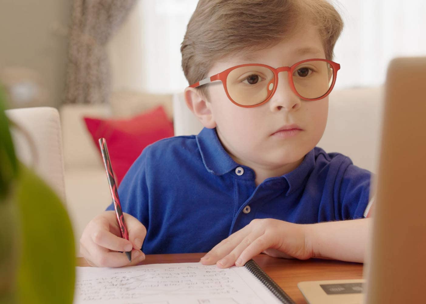 Blue Light Blocking Glasses for Kids: Girls Boys Eye Protection Anti Glare Filter UV Lenses Gaming Computer Screen Blocker Eyeglasses for Children | Teens | Age 5-16