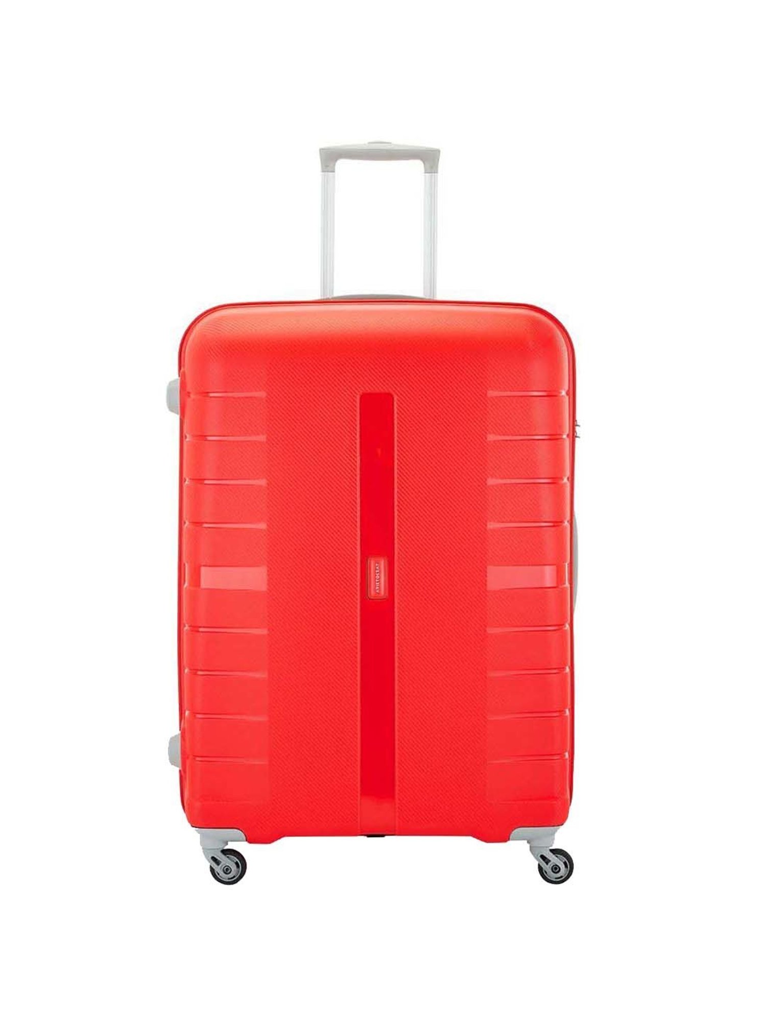 Aristocrat Nexon Fiery Red TextuFiery Red Hard Large Trolley Bag - 56 cm