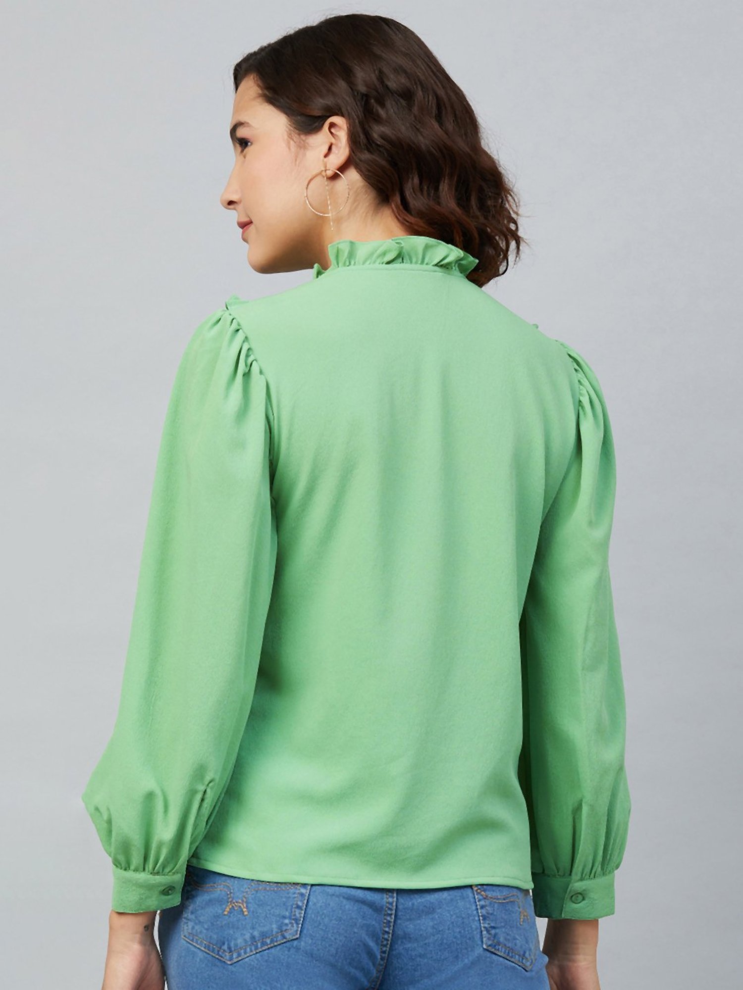 Carlton London Green Top