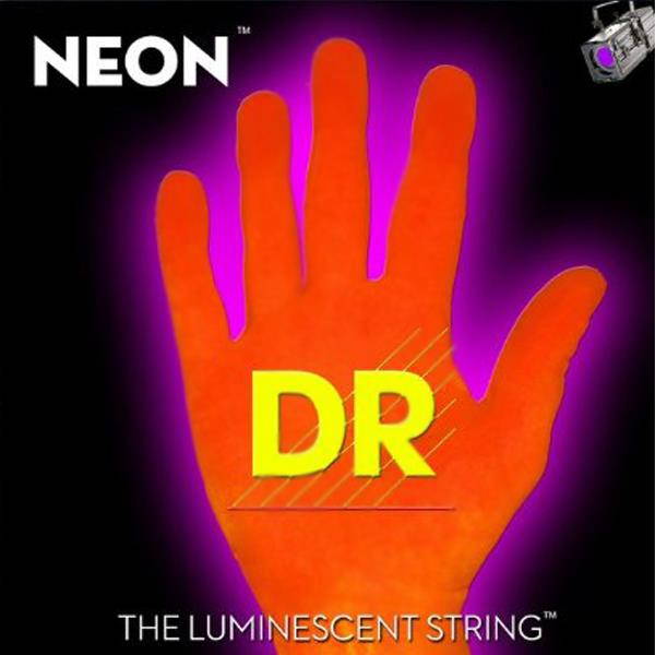DR Neon HiDef - Medium Orange - Super Bass Guitar Strings