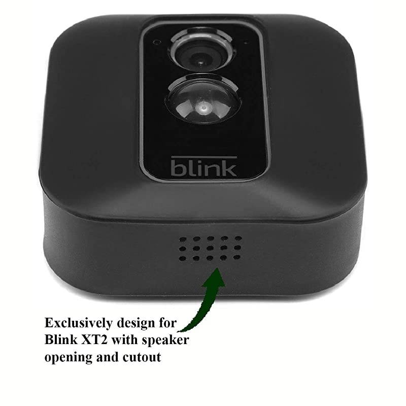 Skin Case Cover for Blink XT2 Outdoor Camera Exclusively Designed for Blink XT2 Security Camera with Speaker Cutout Weather Protection 3Pack BXT2 Black