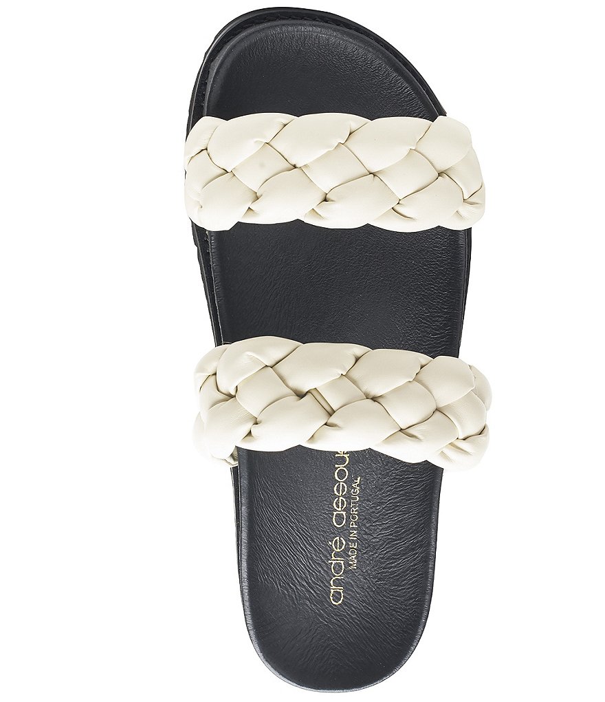 Andre Assous Milly Braided Slide Sandals