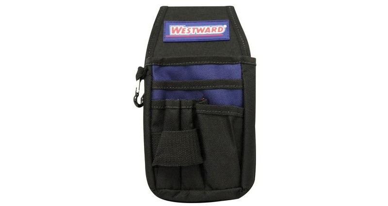 WESTWARD 5MZL9 Black Polyester Fits Belts Up to 3", 6 Pockets