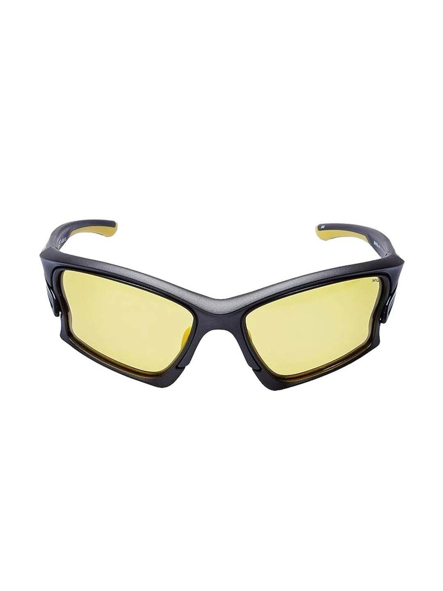 INVU Yellow Wraparound UV Protection Sunglasses for Men