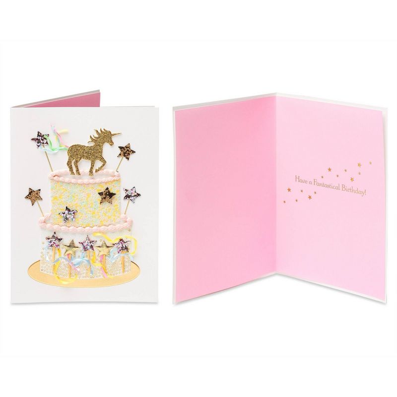 4ct Rainbow Unicorn Birthday Card Bundle - PAPYRUS