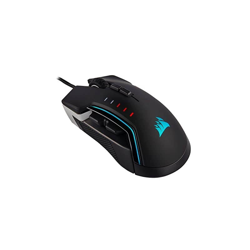 Glaive RGB Gaming Mouse Comfortable amp Ergonomic Interchangeable Grips 16000 DPI Optical Sensor Aluminum