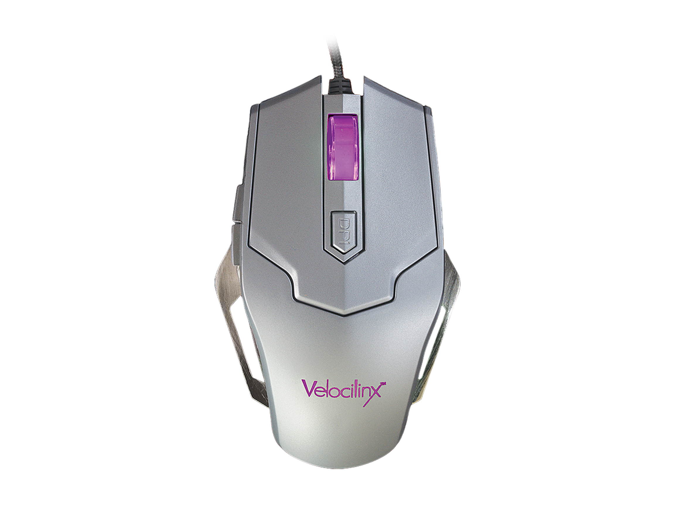 Velocilinx Boudica VXGM-MS5B-10K-SL Silver Wired Optical Gaming Mouse
