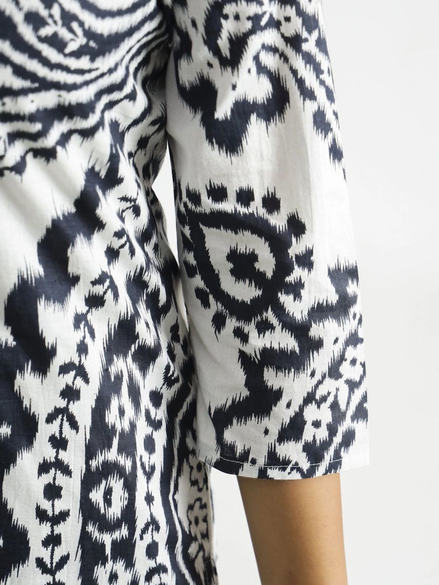 Autumnlane Black Freya Zebb Printed Tunic with Pant Co-Ord Set