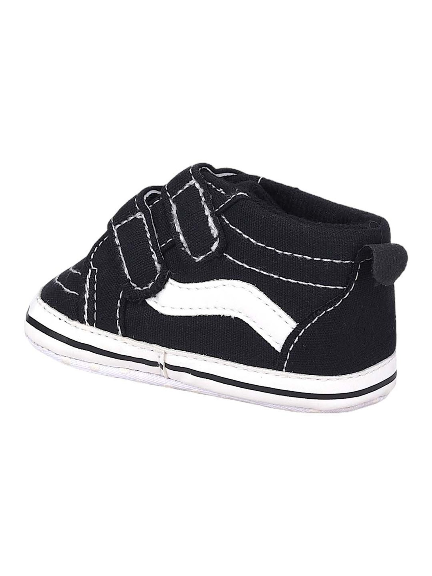 Baby Moo Kids Brown & White Velcro Shoes