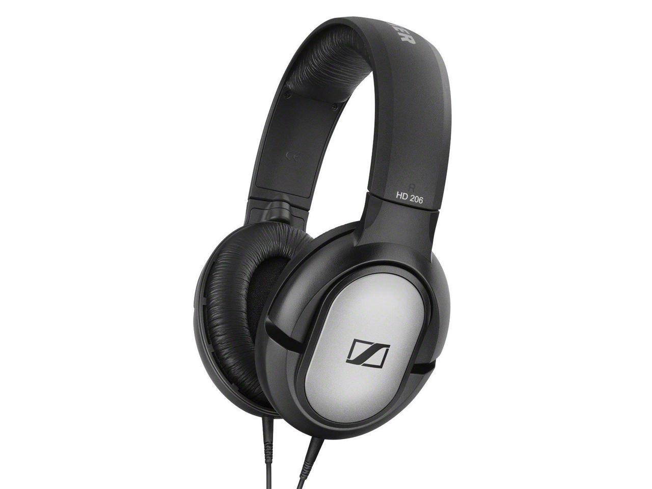 Sennheiser HD 206 Closed-Back Over Ear Headphones 3.5MM Computer Gaming Headset Wired