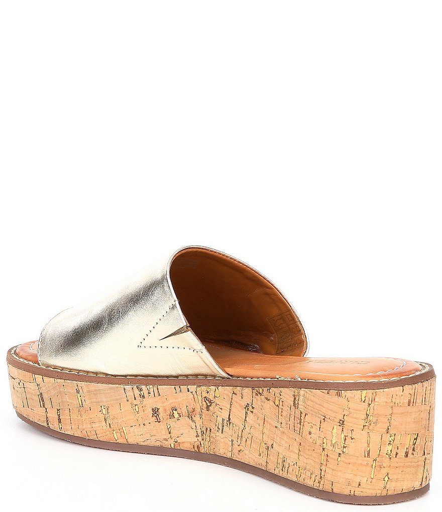 Carvela Kue Leather Wedge Sandals