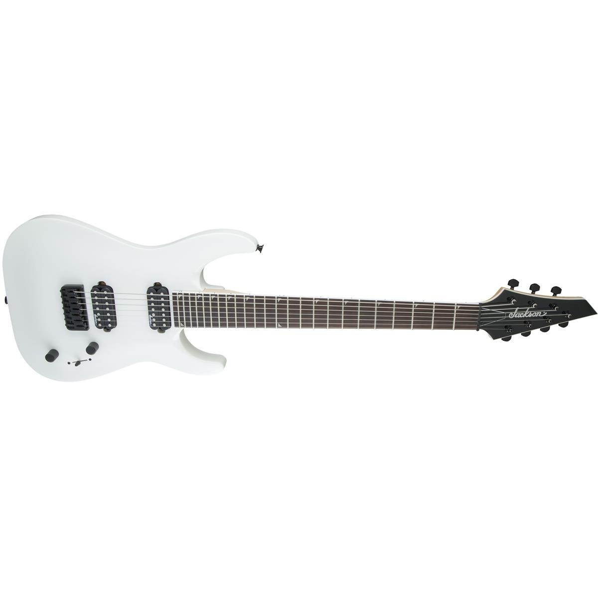 Jackson JS Dinky Arch Top JS32-7 DKA HT 7-String Electric Guitar, Snow White