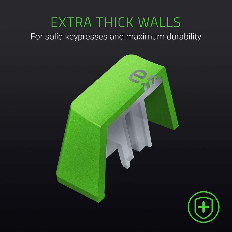 Razer PBT Keycap Upgrade Set -Backlight Compatible -Superior PBT Material- Green