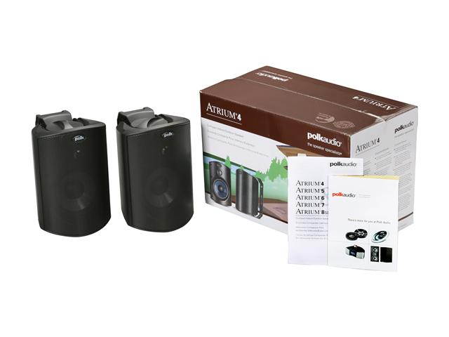 Polk Audio Atrium8 SDi High Performance All Weather Outdoor Loudspeaker with Dual Tweeters and PowerPort Bass Venting (White/Single)