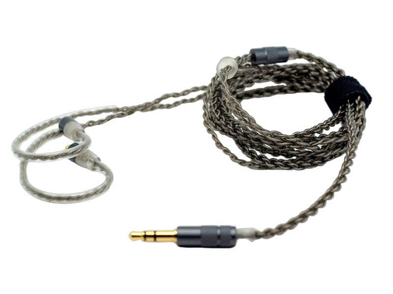 ApeSonic Rain-JET (In Ear Earbuds): Hybrid Balanced Armature & Dynamic Drivers, High Resolution, Synthetic Resin Shell, MMCX Connect - Cable Changeable, Hi-Fi & Premium Sound, Black Marble Color