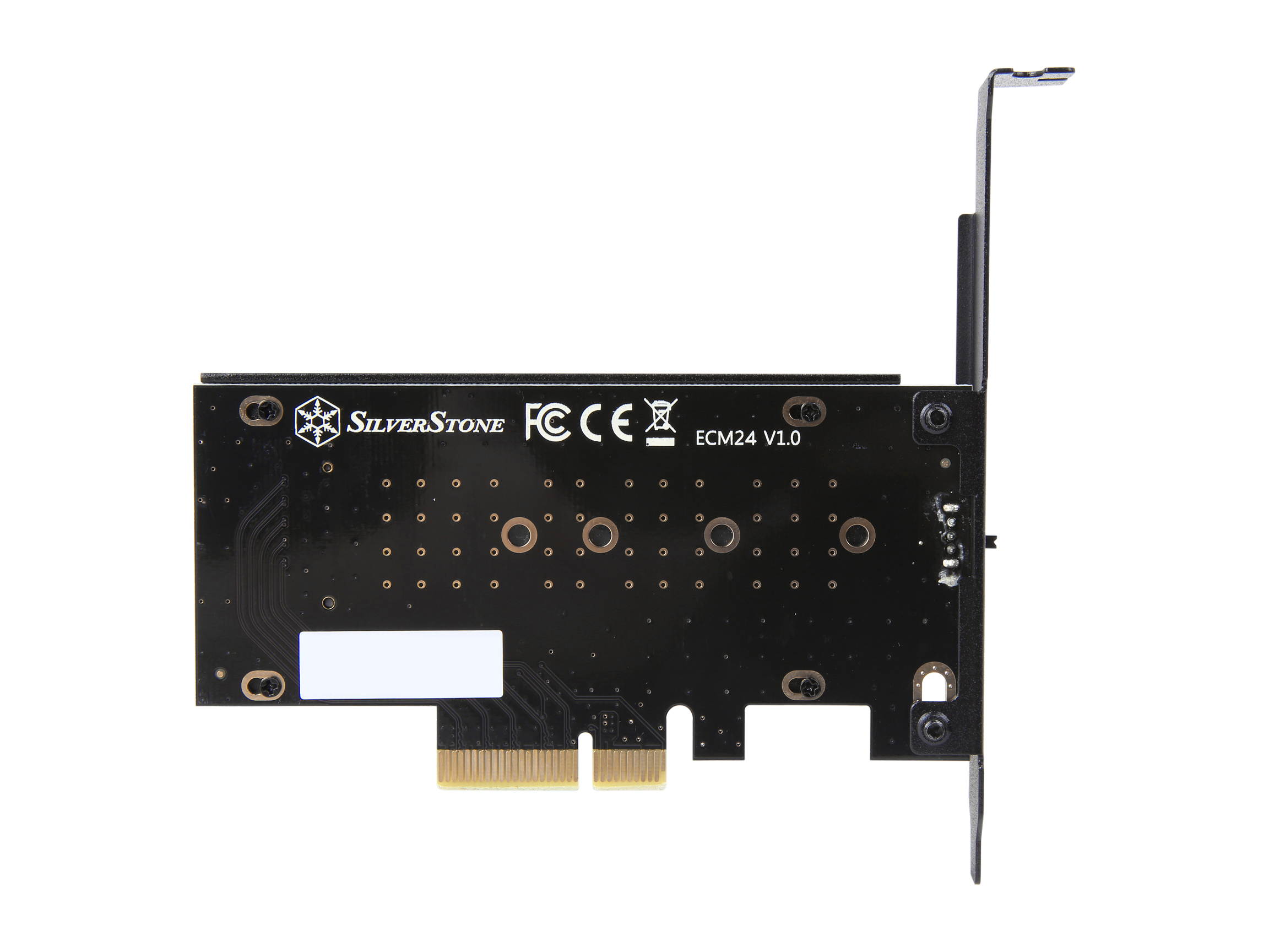 Silverstone ECM24 M.2 NVMe SSD to PCIe 3.0 x4 adapter with heatsink
