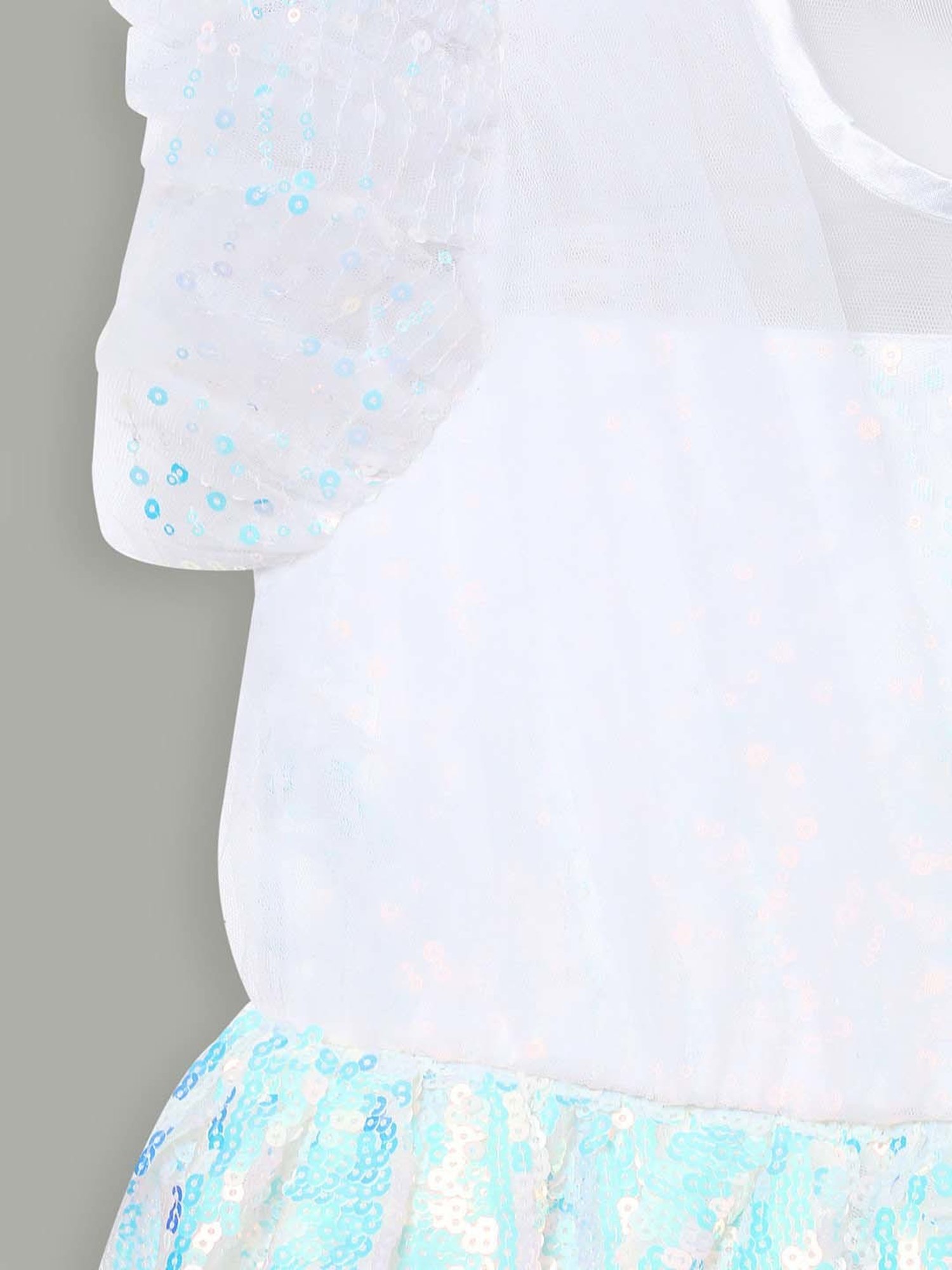 Fame Forever by Lifestyle Kids White Sequence Dress