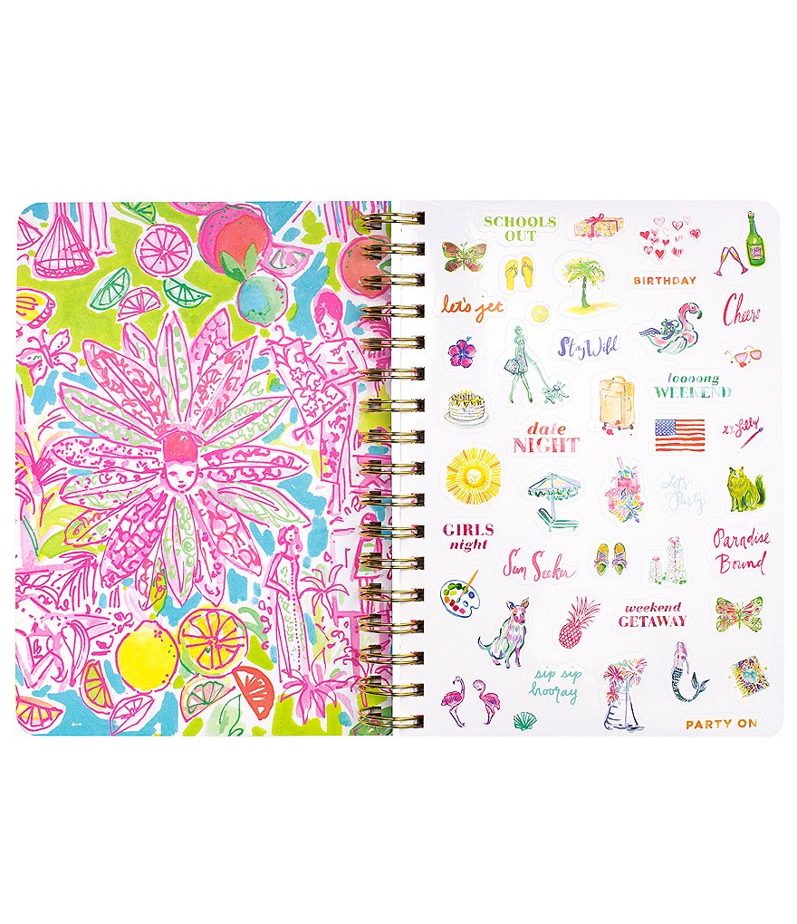 Lilly Pulitzer Cabana Cocktail Agenda Folio