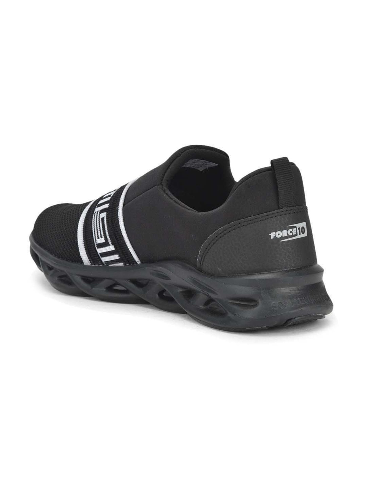 Force 10 by Liberty Men's Black Running Shoes