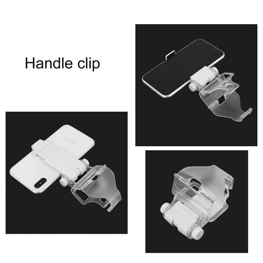 Mobile Phone Clamp Stand Clip Holder for PS4 Game Controller Bracket White