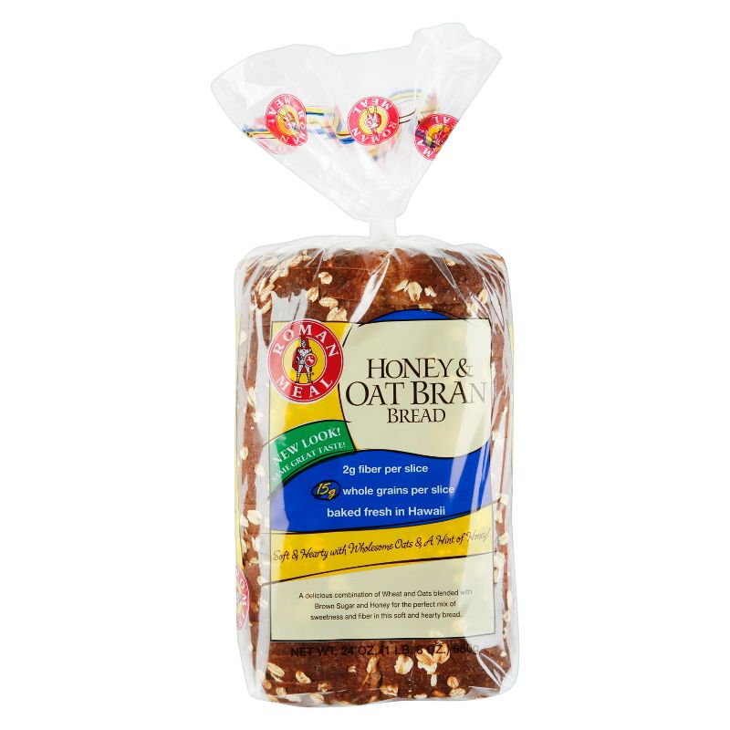 Roman Meal 100% Whole Wheat Bread - 24oz