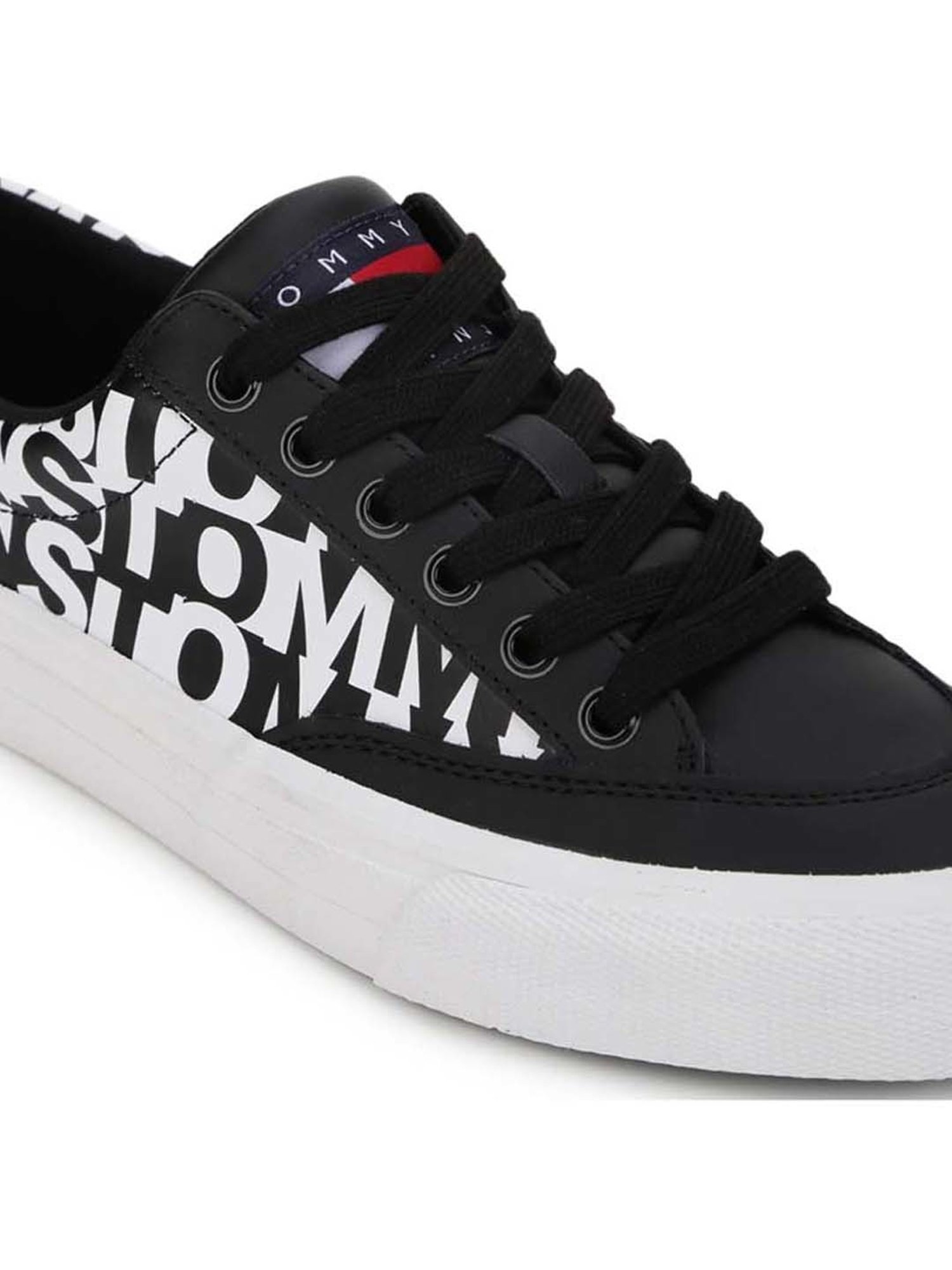 Tommy Hilfiger Men's Black Casual Sneakers