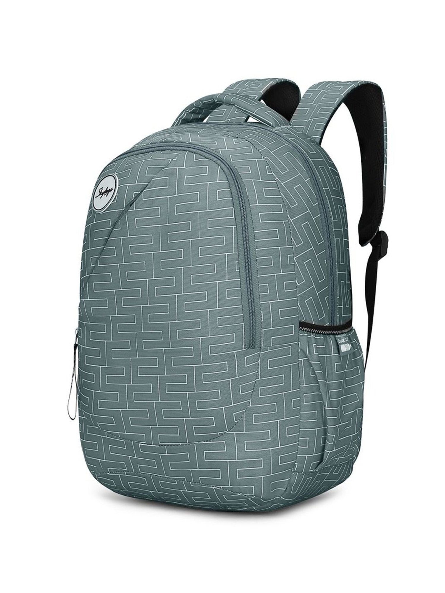Skybags Tango 03 Grey Polyester Printed Backpack - 28 Ltrs
