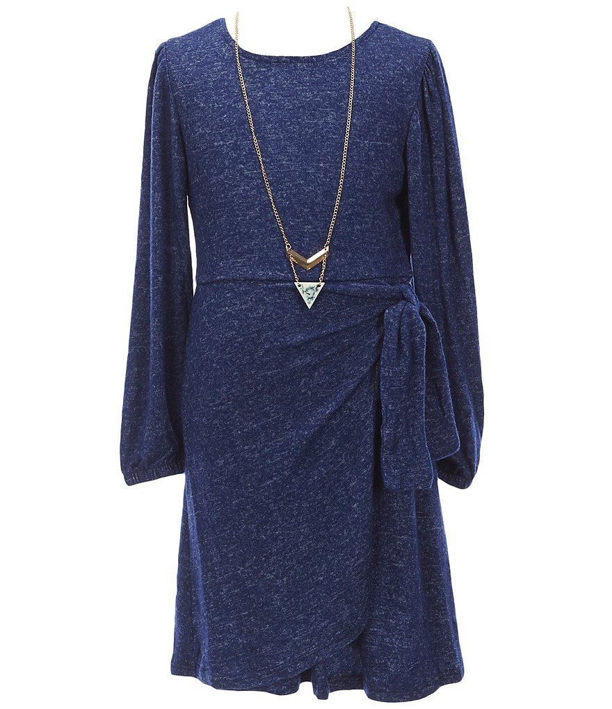 Mini Molly Big Girls 8-14 Ruffle-Sleeve Shift Dress