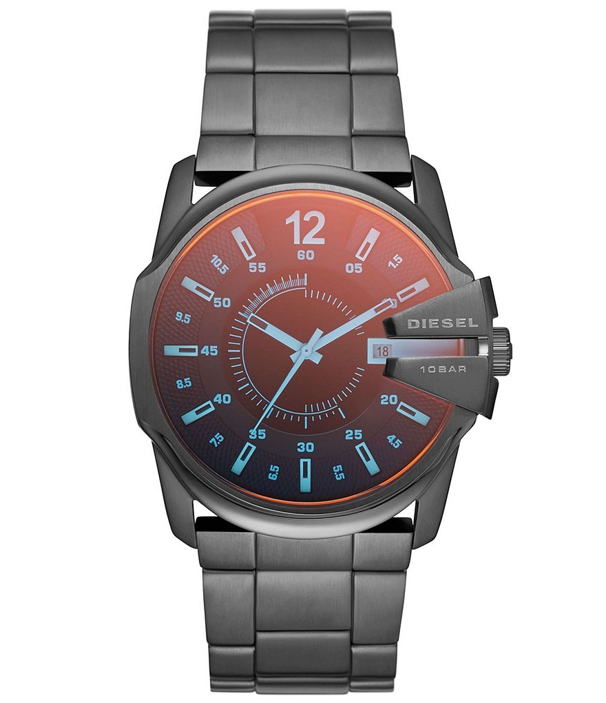 Diesel Master Chief Chronograph Gunmetal-Tone Stainless Steel Watch