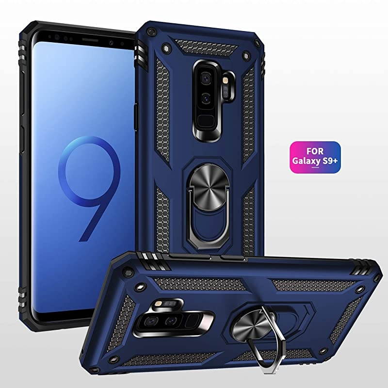 Samsung Galaxy S9 Case Military Grade 15ft Drop Tested Protective Case | Kickstand | Compatible with Galaxy S9 Royal Blue