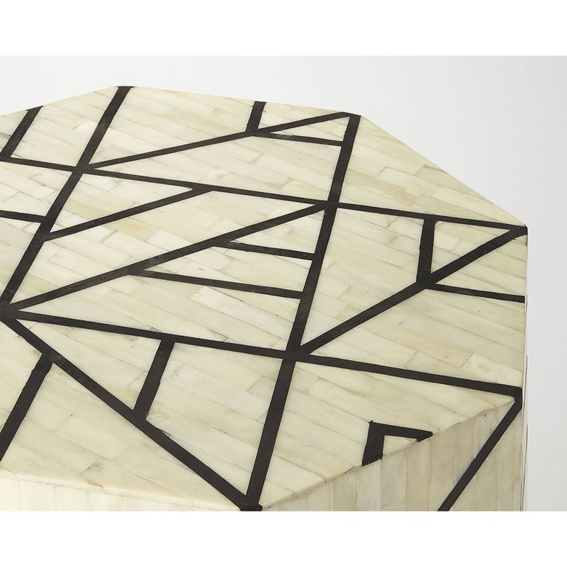 Greta Bone Inlay Bunching Table White - Butler Specialty