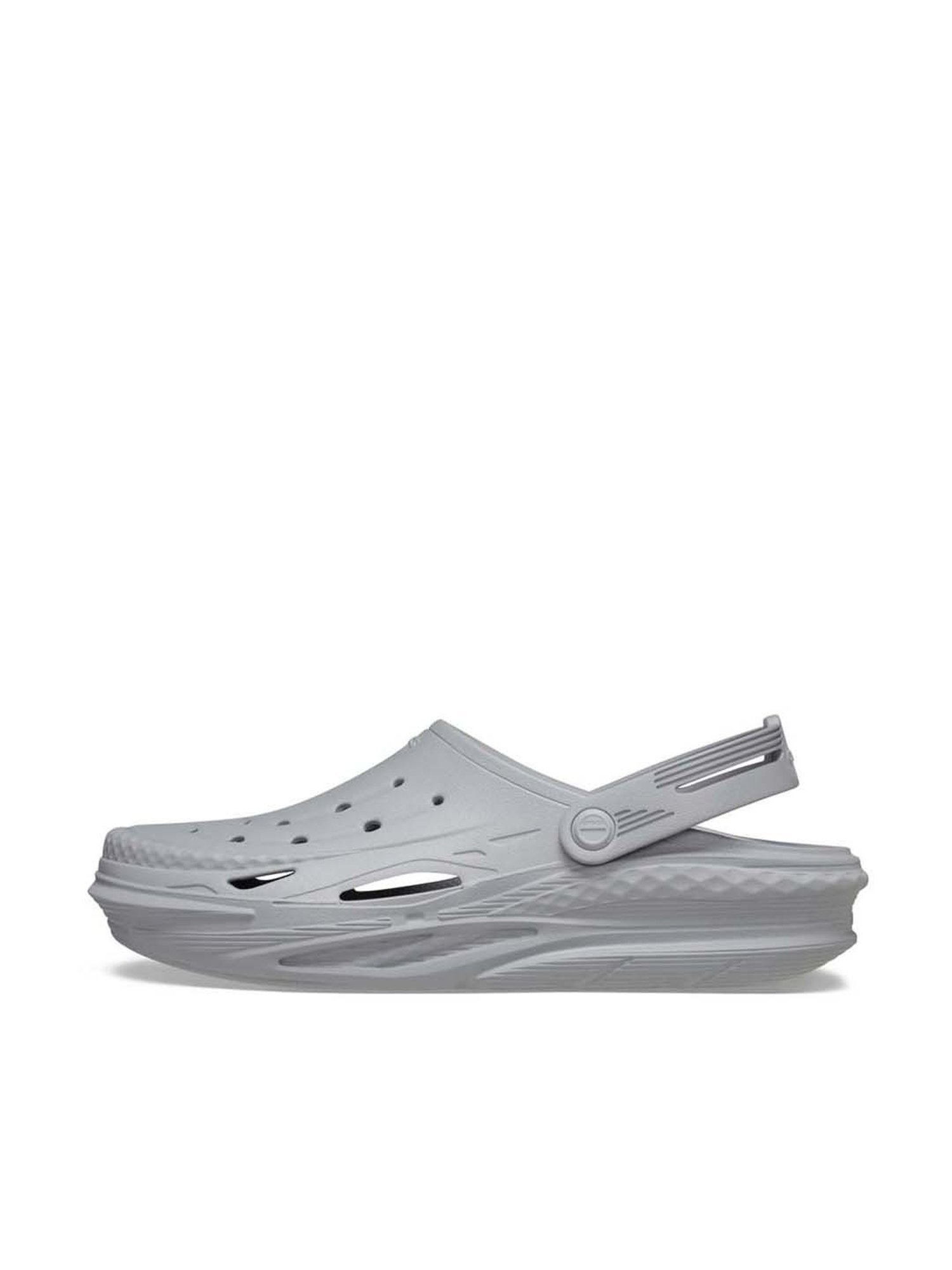 Crocs Men's Grid Grey Back Strap Clogs