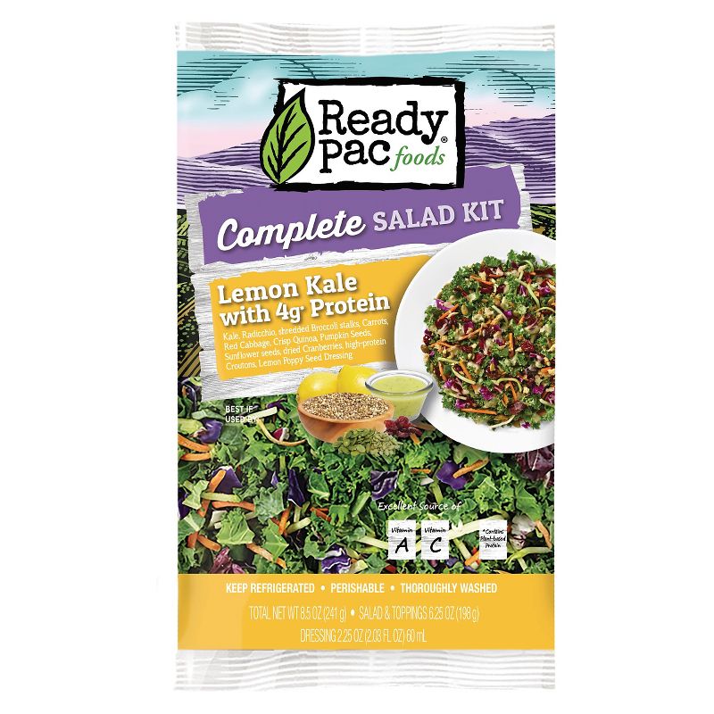 Ready Pac Lemon Kale with Protein Salad Kit - 8.5oz