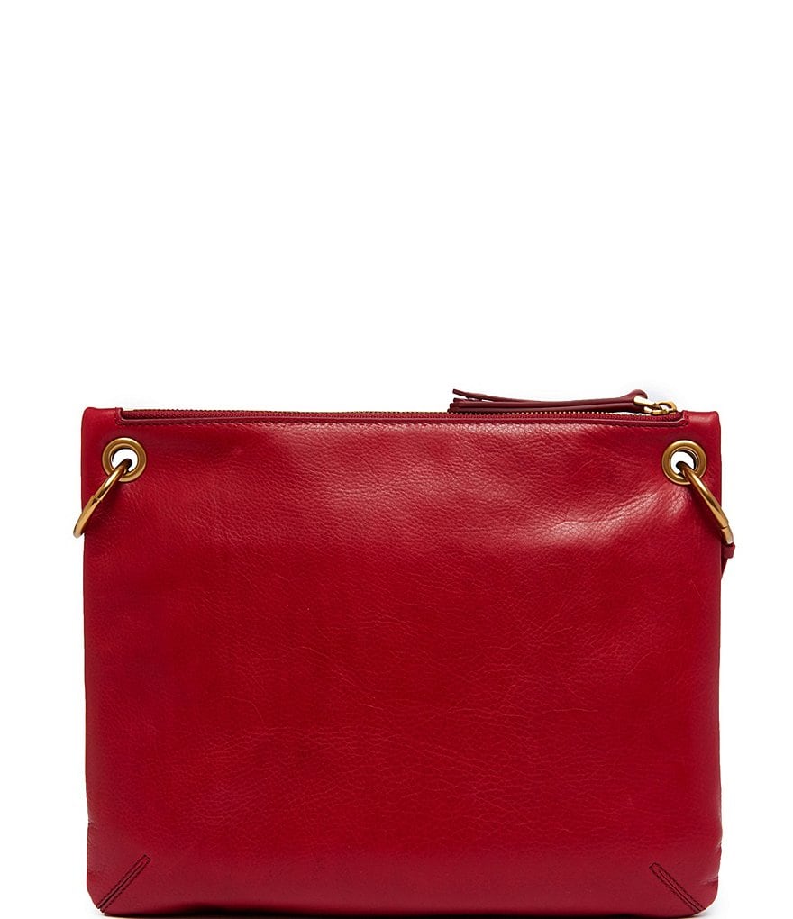 Margot Kiera Double Zip Leather Crossbody Bag