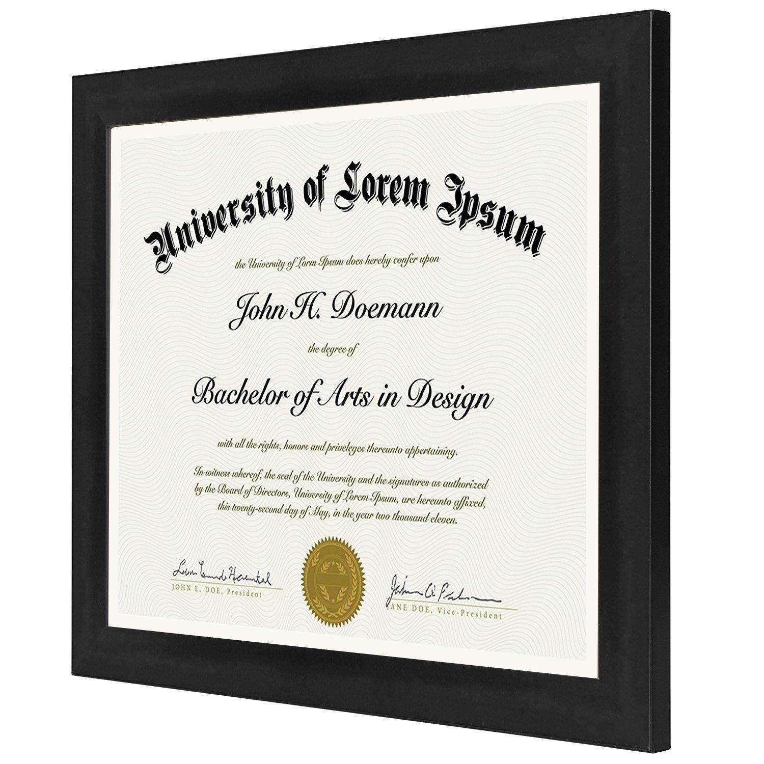 Americanflat 2 Pack - 8.5x11 Document Frames - Made to Display Certificates, Documents, Standard Papers