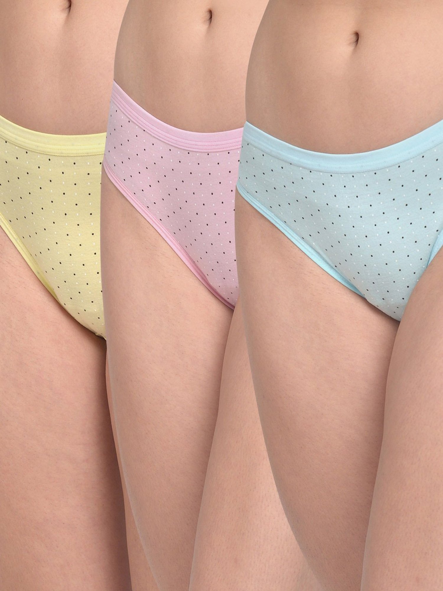 mod & shy Multicolor Printed Panty (Pack of  3)