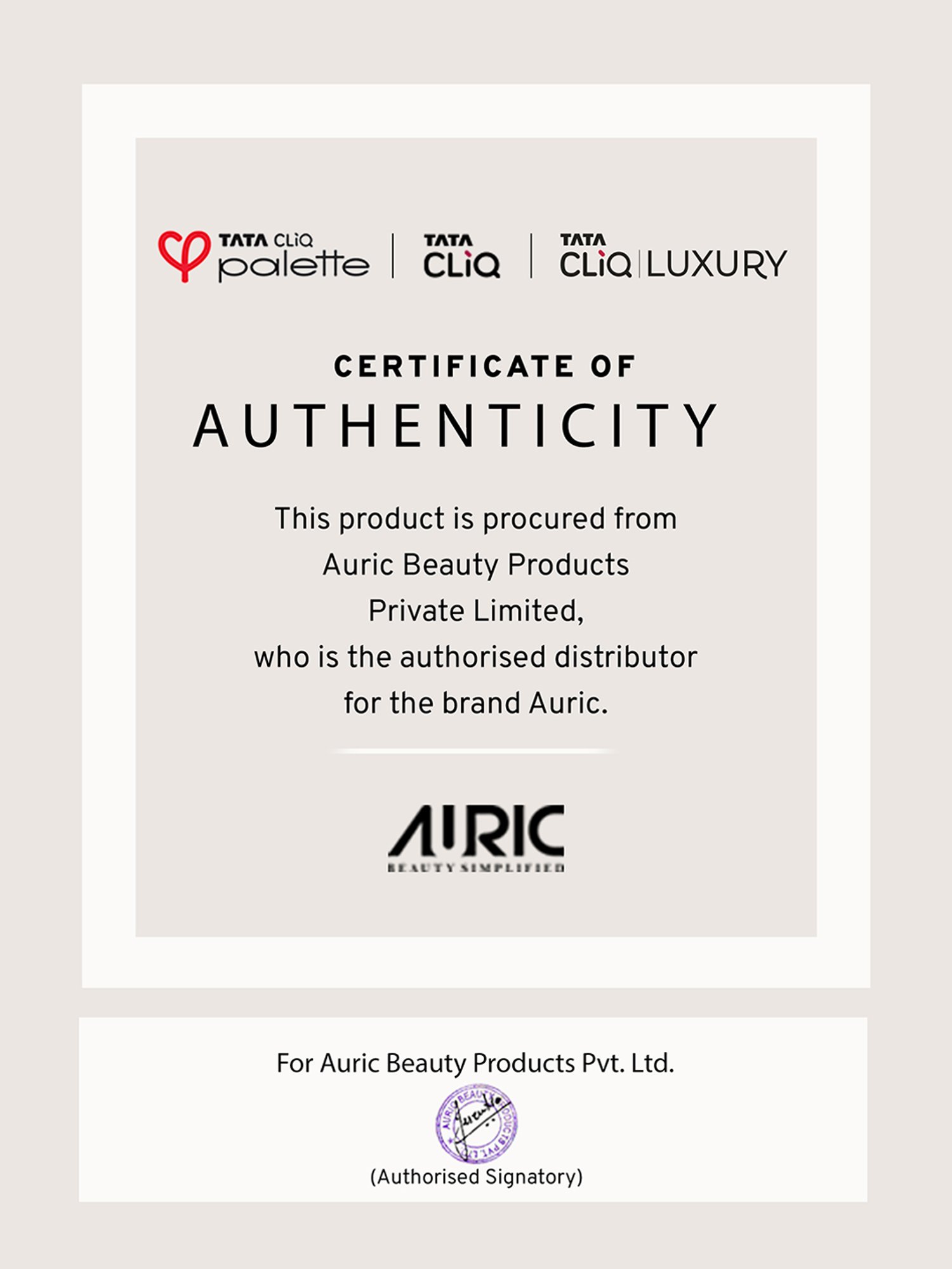 Auric Beauty Wing Tip Eyeliner Matt Black - 1.2 ml