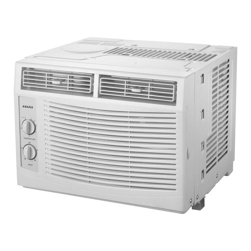 Amana 5,000 BTU 115V Window-Mounted Air Conditioner AMAP050BW with Mechanical Controls