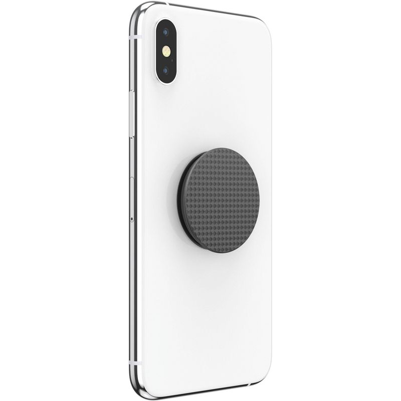 PopSockets PopGrip Cell Phone Grip & Stand - Knurled Texture Black