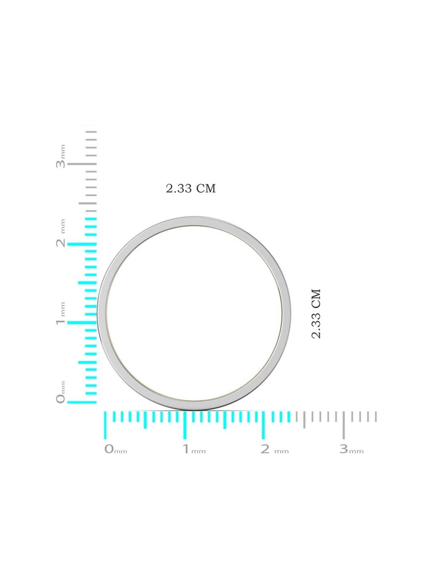 Joyalukkas Polished Extravagant Men's Platinum Ring