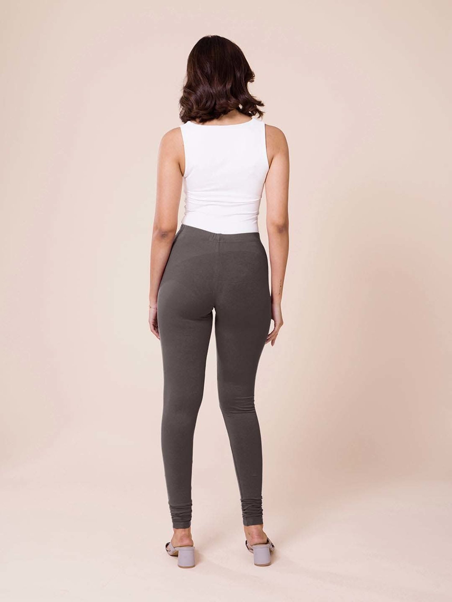 Go Colors! Grey Cotton Leggings