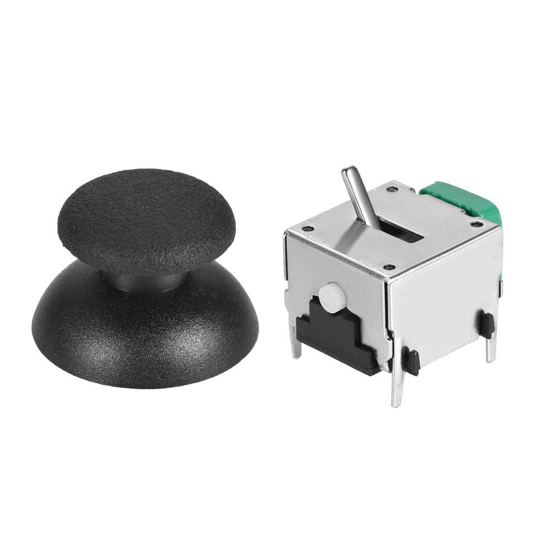 5K Omh 3D Analog Joystick Potentiometers with Knobs Wireless Module Controller Rocker Up & Down Latching for Handheld Game Xbox Green 4pcs