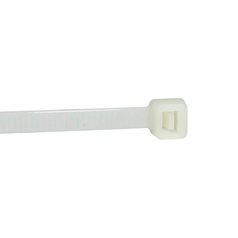 CT4W100P SelfLocking Cable Ties 8Inch White 100Poly Bag