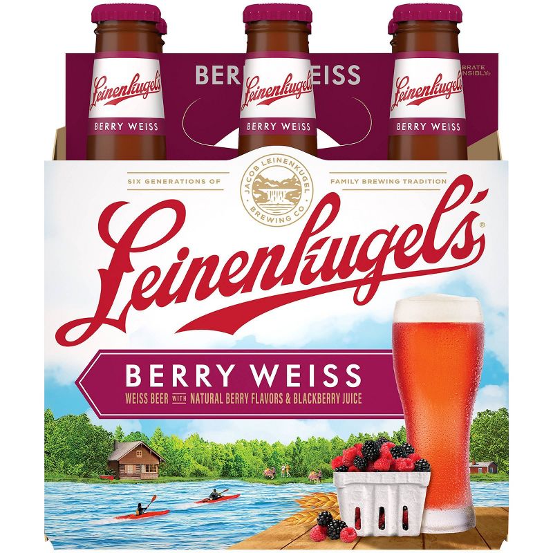 Leinenkugel's Berry Weiss Lager Beer - 6pk/12 fl oz Bottles