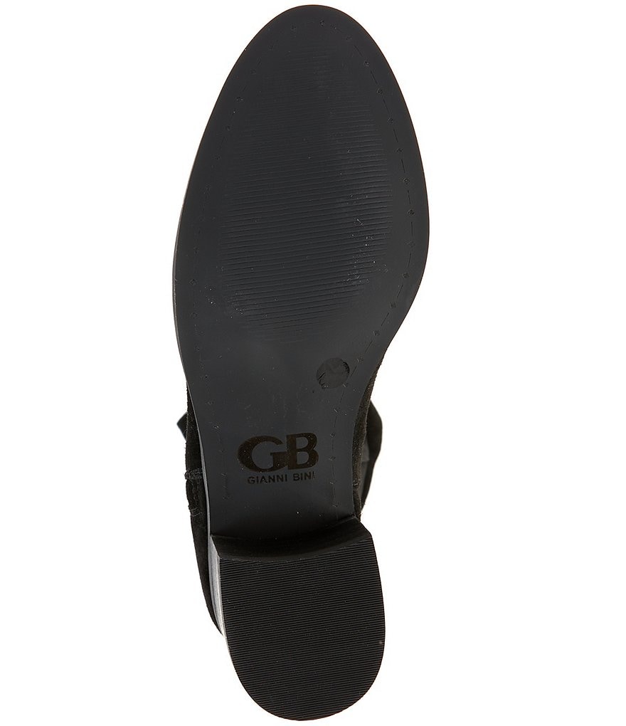 GB Look-Up Suede Wide Calf Over-the-Knee Boots