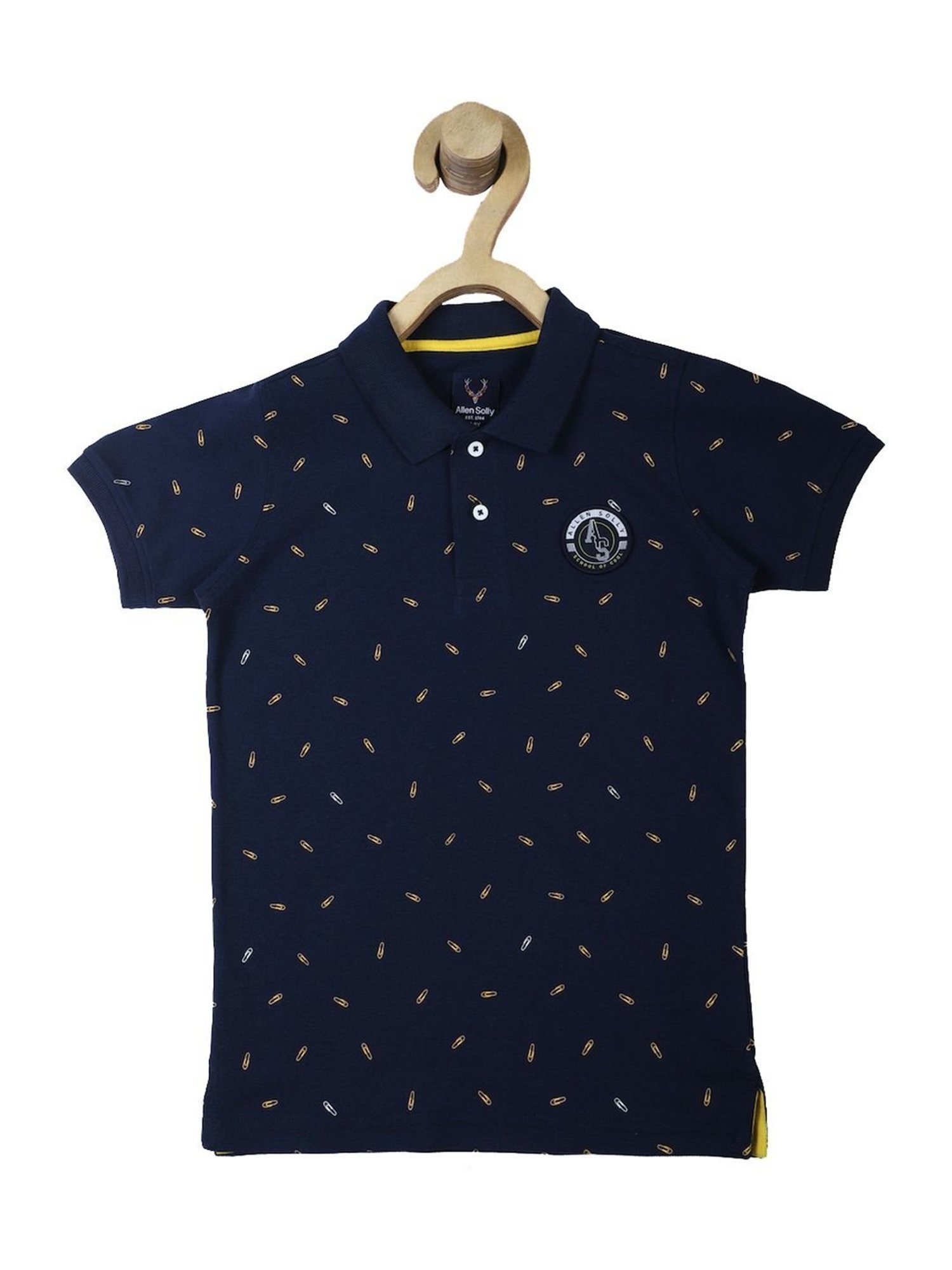 Allen Solly Junior Navy Cotton Printed T-Shirt